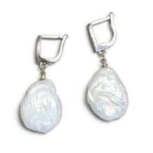 Product image of ვერცხლის საყურე მარგალიტით