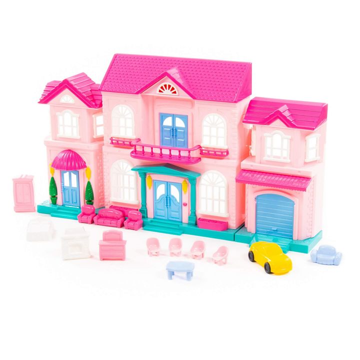 polesie-sophie-doll-house-with-car-satamasho-tojinas-sakhli-photo-2