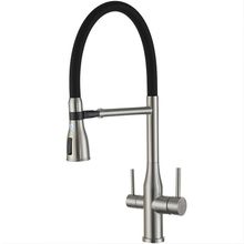 Product image of სამზარეულოს შემრევი სილიკონის ცხვირით, ფილტრით და 2 რეჟიმით Gappo G4399-75 Chrome