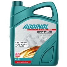 Product image of ADDINOL SUPER MV 1545 15w40 4ლ მინერალური ზეთი მსუბუქი მანქანებისთვის