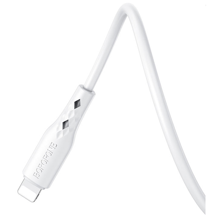 borofone-bx48-charging-data-cable-for-lightning-white-photo-2