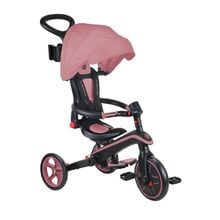 Product image of Globber TRICYCLE EXPLORER FOLDABLE 4 IN 1 DEEP PASTEL PINK საბავშვო ველო-ეტლი