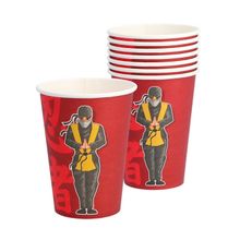 Product image of ქაღალდის ჭიქა ნინძა 8ც 210 მლ