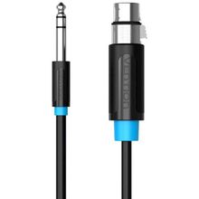 Product image of VENTION BBEBG 6.5mm Male to XLR Female Audio Cable 1.5M Black