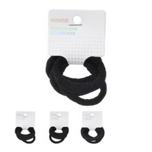 Product image of Textured Black Hair Tie 4ც თმის სამაგრი