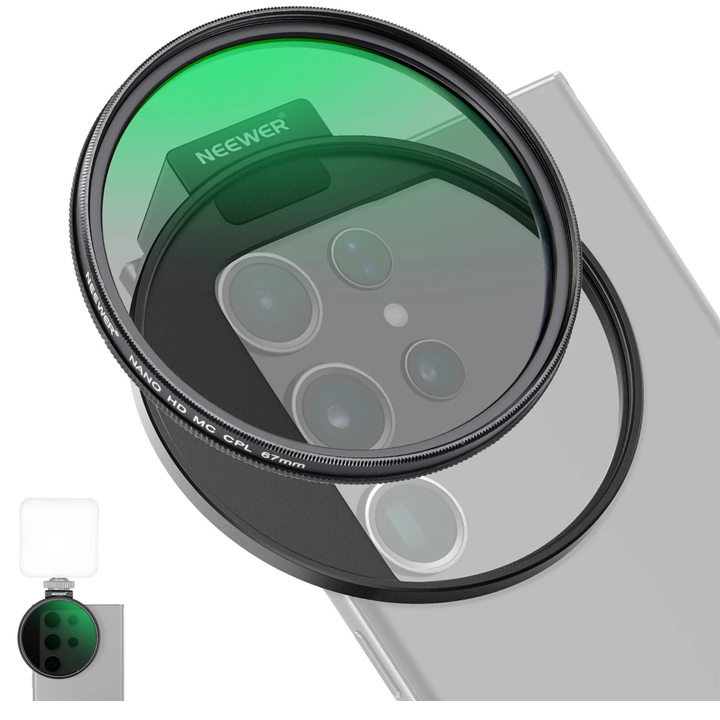 neewer-67mm-hd-cpl-filter-with-cold-shoe-metal-phone-clip-fl-41-mobiluris-kameris-linza