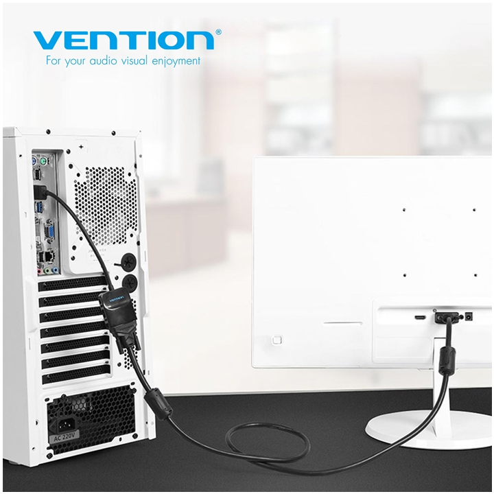 vention-hbfbb-dp-to-vga-converter-015m-black-photo-3