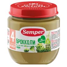 Product image of Semper პიურე ბროკოლით 80გრ