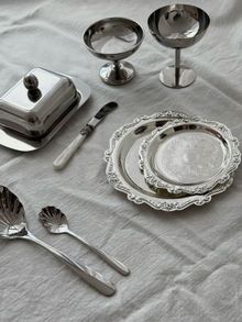 Product image of ჭიქის დასადგამი/დეკორატიული თეფში მეტალის ვინტაჟური D15 "METAL ACCENTS"