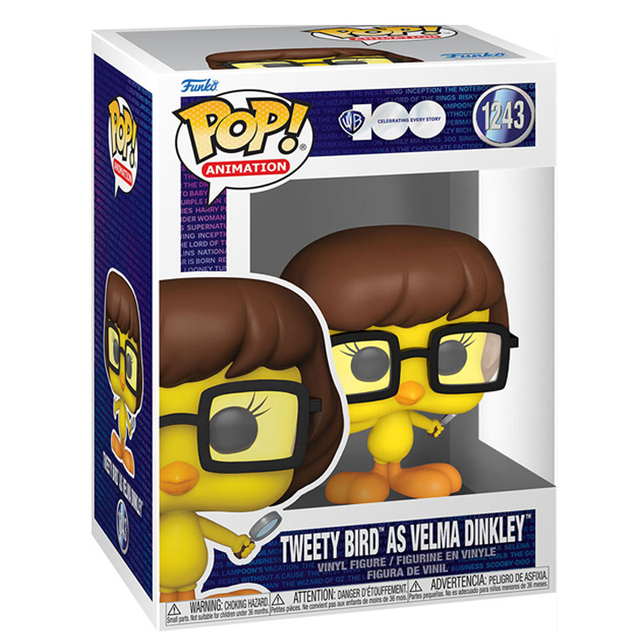 funko-pop-animation-wb-100---looney-tunes-tweety-bird-as-velma-dinkley-satamasho-figura-photo-2