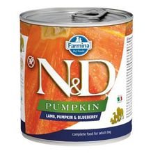 Product image of N&D გოგრა, ბატკანი & მოცვი ზრდასრული 285გრ