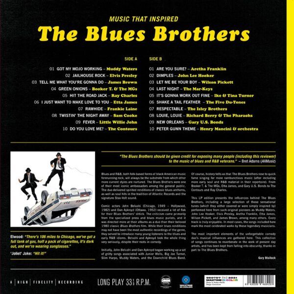 various-artists---music-that-inspired-the-blues-brothers-vinilis-firfita-photo-2