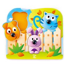 Product image of Hape ხის სათამაშო პაზლი Big Nose Wild Puzzle