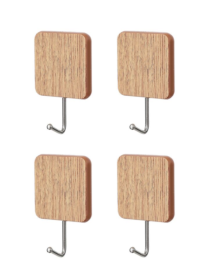 sakidisquare-imitation-wood-pattern-hook-4pcs-l