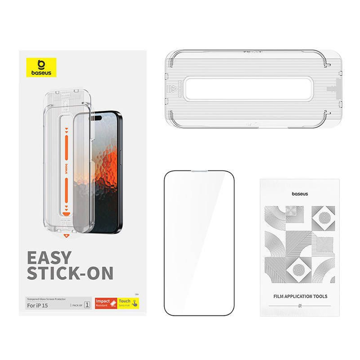 baseus-sapphire-series-hd-tempered-glass-screen-protector-with-built-in-dust-filter-for-ip-15-clear-ekranis-damtsavi-photo-3