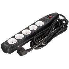 Product image of 2E 2E-SP515M5BK 5 SOCKET POWER STRIP WITH SURGE PROTECTOR დენის გამანაწილებელი 5მ