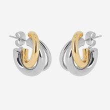 Product image of Earring / SEC25687-00MIX ოქროსფერი/ვერცხლისფერი ქალის საყურე ფოლადი