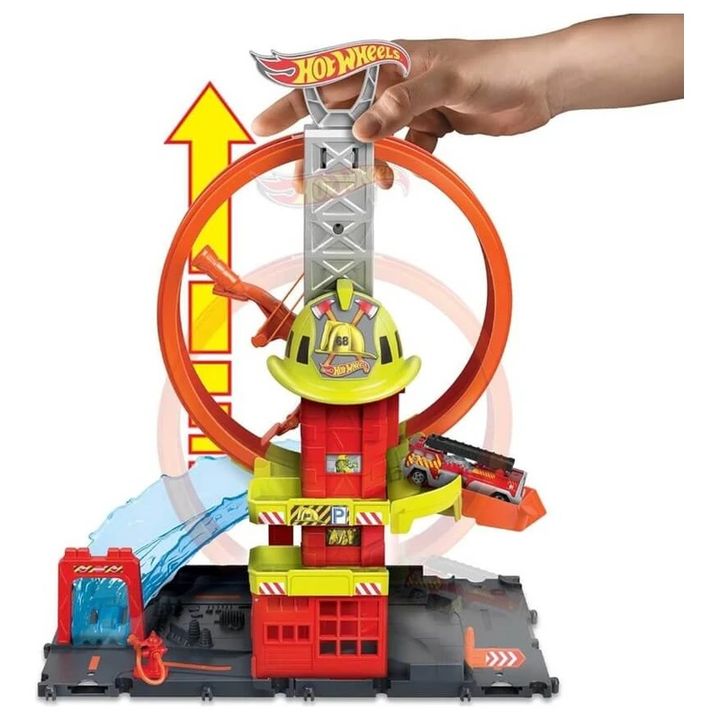 mattel-hot-wheels-city-super-fire-station-satamasho-trasa-photo-2