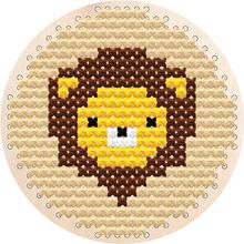 Product image of ლომი - ხეზე საქარგი ნაკრები