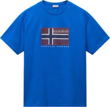 Product image of Napapijri T-shirt in blue M ზომა კაცის მაისური