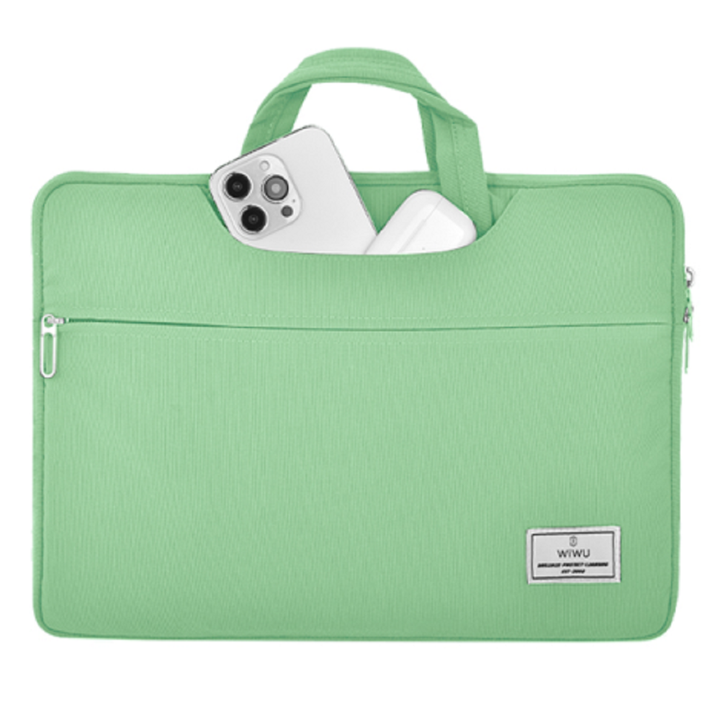 wiwu-notebook-bag-vivi-laptop-handbag-green-noutbuqis-chanta-14-photo-2
