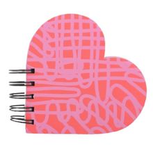 Product image of Black & White Collection 2.0 Heart Wire-bound Book ბლოკნოტი