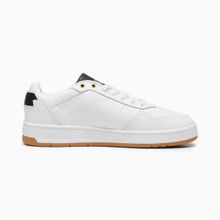 Product image of COURT CLASSIC LUX / PUMA White-PUMA Black-PUMA Gold ყოველდღიური ფეხსაცმელი