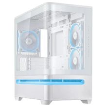 Product image of ASUS PRIME AP202 TEMPERED GLASS MID TOWER ARGB თეთრი კომპიუტერის ქეისი