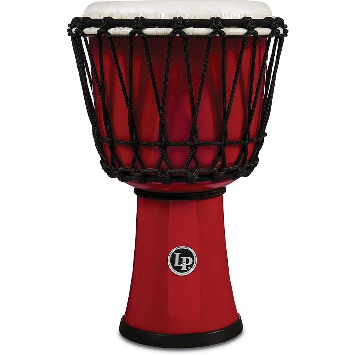 latin-percussion-djembe-world-7-inch-rope-tuned-circle-red-jembe
