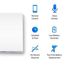 Product image of TP-Link Tapo S210 ჭკვიანი დისტანციურად მართვადი შუქის ჩამრთველი 1 კლავიშიანი