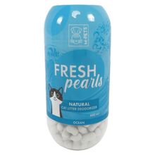 Product image of M-Pets FRESH Pearls Natural Cat Litter Deodoriser Ocean კატის ქვიშის ნატურალური დეოდორანტი 450მლ