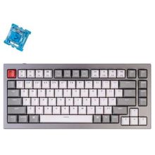 Product image of KEYCHRON Q1 75KEY GATERON PHANTOM BLUE RGB სადენიანი მექანიკური კლავიატურა