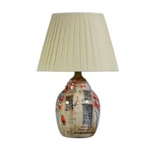 Product image of EBRA ხელით მოხატული, მოჭიქურებული მაგიდის სანათი