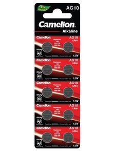 Product image of ელემენტი Camelion AG10-BP10 Alkaline LR54 10 ც