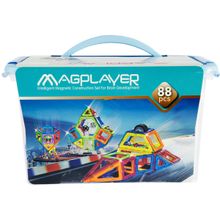 Product image of MAGPLAYER MPT 88 88PCS DESIGNER MAGNETIC SET BOX მაგნიტური კონსტრუქტორი