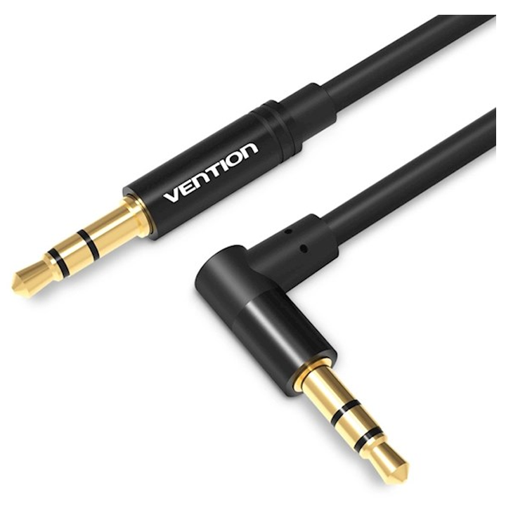 vention-bakbf-t-35mm-male-to-90male-audio-cable-1m-black-metal-type