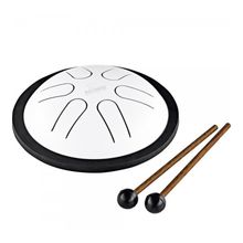 Product image of Meinl NINO980WH Mini Steel Tongue Drum White, Melody Incl. 2 Beater თანგ დრამი