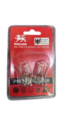 Product image of Wolver - ნათურა W21/5W/T20-WEDGE 12V 21W/5W
