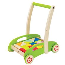 Product image of Hape Block and  Roll ხის სათამაშო ვოლქერი