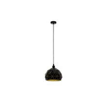 Product image of საკიდი EGLO 97841 ROCCAFORTE E27 Ø400 შავი ოქროსფერი