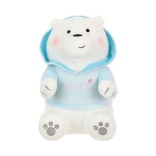 Product image of We Bare Bears Plush Toy With Hoodie (Ice-Bear) რბილი სათამაშო