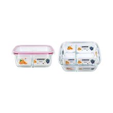 Product image of Nisse კონტეინერი - დანაყოფებით - ოთხკუთხედი