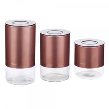 Product image of Korkmaz A5520-2 Storage Box 3pcs Rosegold კონტეინერების ნაკრები