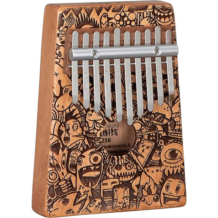 sela-art-series-kalimba-10-little-monster-laser-kalimba