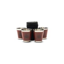Product image of ჭიქა არყის მეტალის 4ც