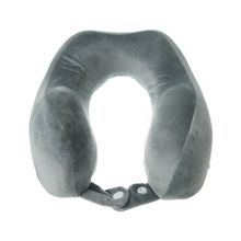 Product image of კისრის ბალიში/Comfortable Memory Foam U-shaped Neck Pillow (Gray)