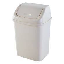 Product image of ნაგვის ურნა Aleana 10 ლ თეთრი ვარდი