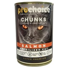 Product image of Prochoice pouch სტერილური კატის კონსერვი ორაგულით 400გრ