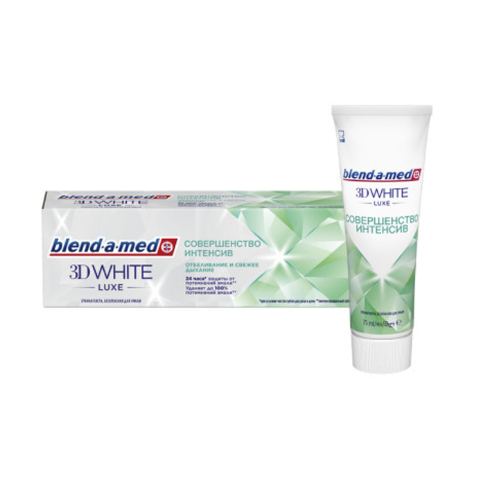 Blend A Med 3d White Rda Wert Blend-a-med კბილის პასტა 3D White Luxe 75 მლ - Extra.ge - 676013