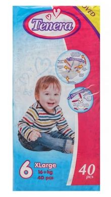 Product image of Tenera ბავშვის საფენი 6 ზომა 40ც